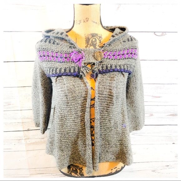 Free People Sweaters - Free People | Mixed Stitch Hooded Sweater